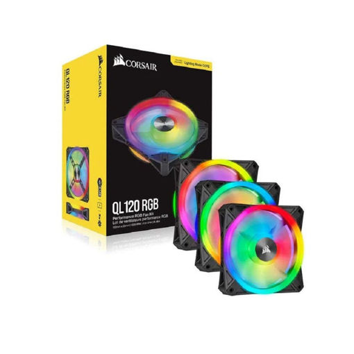 Imagen de COOLER CORSAIR  QL120 RGB 120MM 3PK CO-9050098-WW