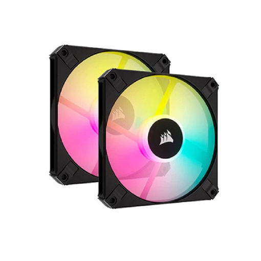 Imagen de CORSAIR COOLER AF120 RGB SLIM BLACK 2PK CO-9050163-WW