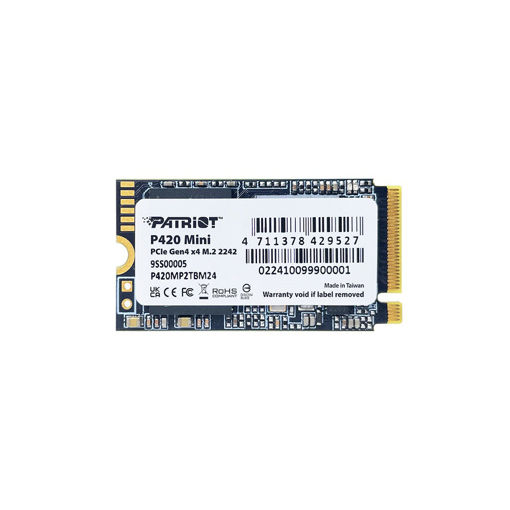 Imagen de DISCO SSD PATRIOT M.2 MINI 2242 480G 4 P420MP480GM24 BULK