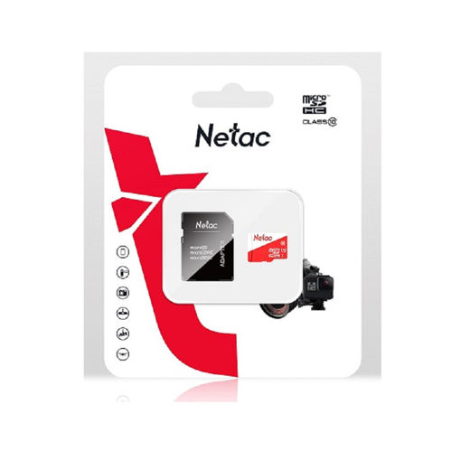 Imagen de MEMORIA MICRO SD NETAC P500 ECO 128GB NT02P500ECO-128G-R
