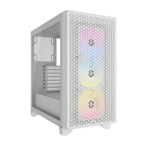 Imagen de GABINETE CORSAIR 3000D RGB AIRFLOW WH CC-9011256-WW