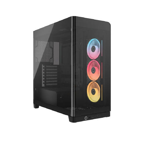 Imagen de GABINETE CORSAIR FRAME 4500X LX-R RGB LINK BK CC-9011316-WW