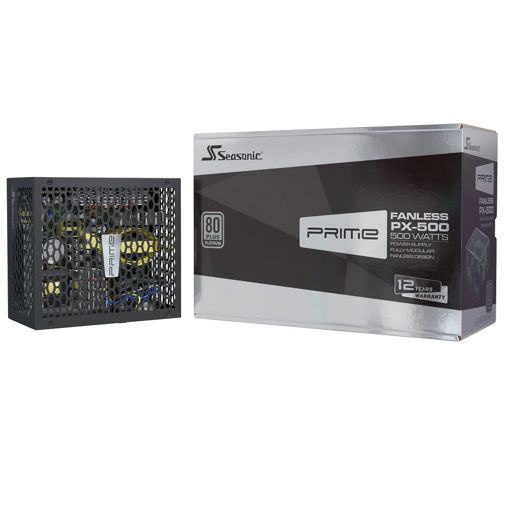 Imagen de FUENTE SEASONIC PRIME PX-500W (SSR-500PL) PLATINUM