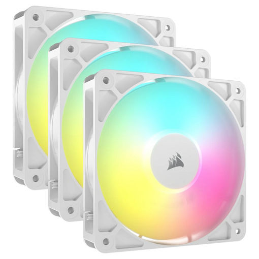 Imagen de COOLER CORSAIR RS120 ARGB WH PACK 3 CO-9050185-WW