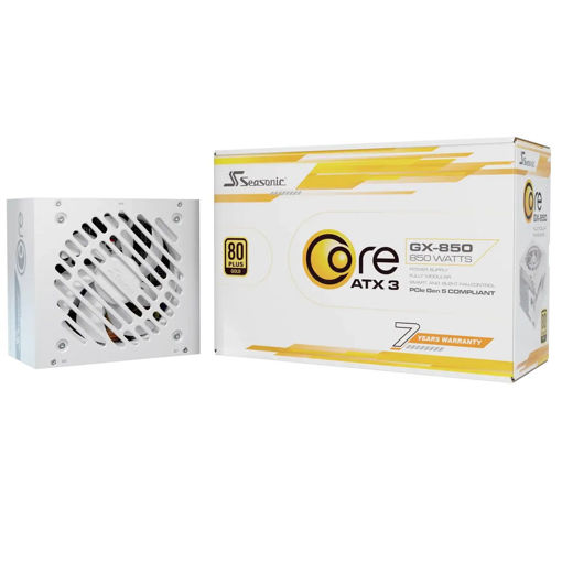 Imagen de FUENTE SEASONIC CORE GX-850 SRP-CGX851 3.1 WHITE GOLD