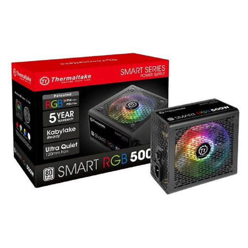 Imagen de FUENTE THERMALTAKE 500W PS-SPR-0500NHFAWU-1 80W