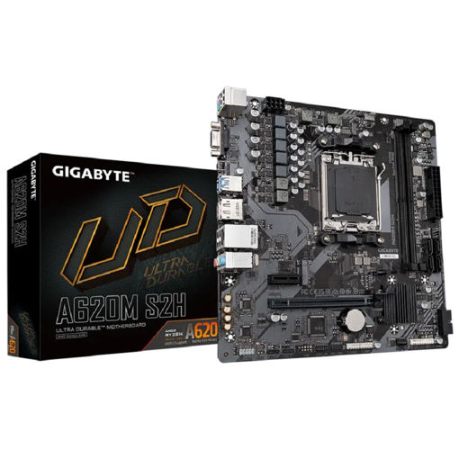 Imagen de MOTHERBOARD GIGABYTE A620M S2H AM5 DDR5 MICRO ATX