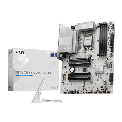 Imagen de MOTHERBOARD MSI PRO Z890-S WIFI WHITE LGA1851 DDR5 ATX WIFI 7