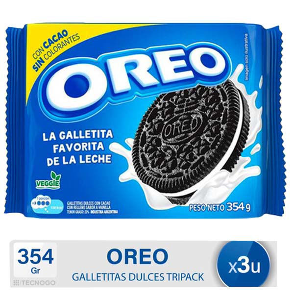 Imagen de Galletas Oreo Tripack 354 gr