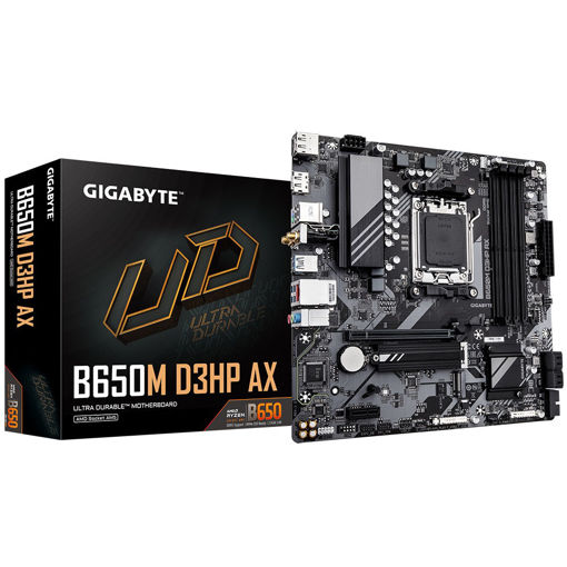 Imagen de MOTHERBOARD GIGABYTE B650M D3HP AX AM5 DDR5 MICRO ATX WIFI 6E
