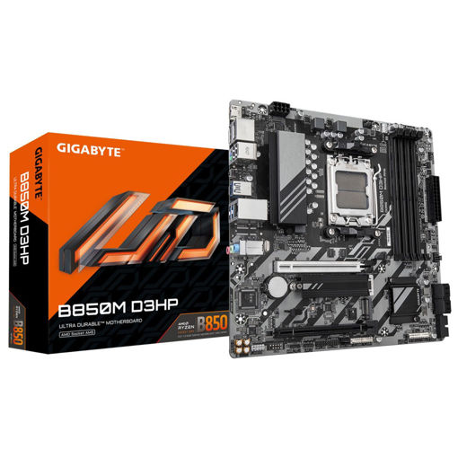 Imagen de MOTHERBOARD GIGABYTE B850M D3HP AM5 DDR5 MICRO ATX