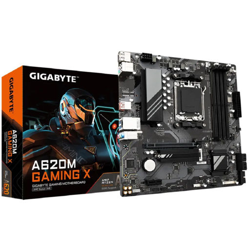 Imagen de MOTHERBOARD GIGABYTE A620M GAMING X AM5 DDR5 MICRO ATX