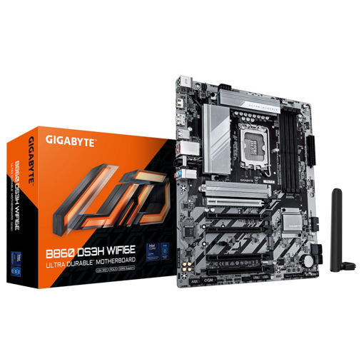 Imagen de MOTHERBOARD GIGABYTE B860 DS3H WIFI 6E LGA1851 DDR5 ATX