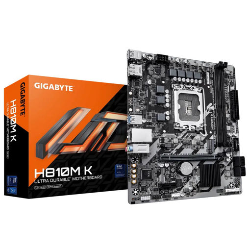 Imagen de MOTHERBOARD GIGABYTE H810M K LGA1851 DDR5 MICRO ATX