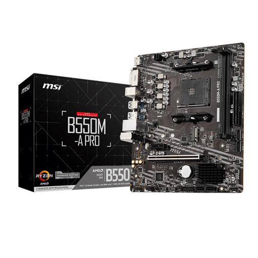 Imagen de MOTHERBOARD MSI B550M-A PRO AM4 DDR4 MICRO ATX