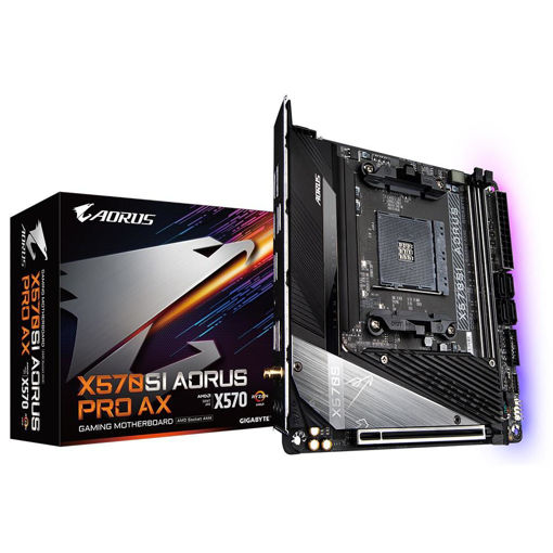 Imagen de MOTHERBOARD GIGABYTE X570SI AORUS PRO AX AM4 MINI-ITX WIFI 6 DDR4