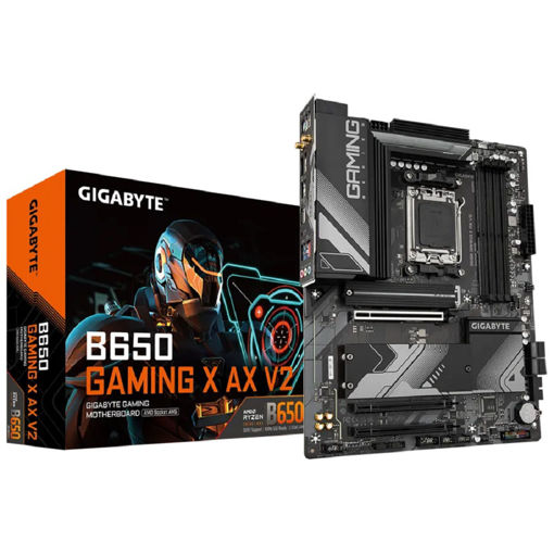 Imagen de MOTHERBOARD GIGABYTE B650 GAMING X AX V2 AM5 DDR5 ATX WIFI 6E