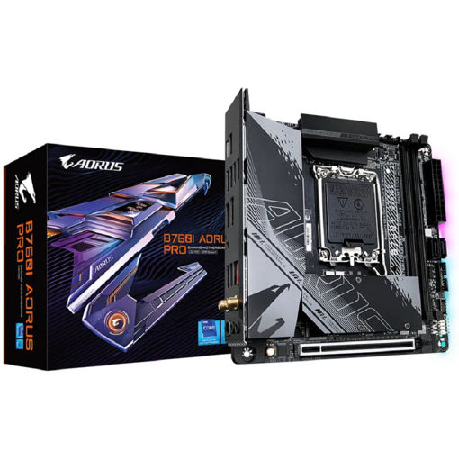 Imagen de MOTHERBOARD GIGABYTE B760I AORUS PRO LGA1700 DDR5 MINI-ITX WIFI 6E