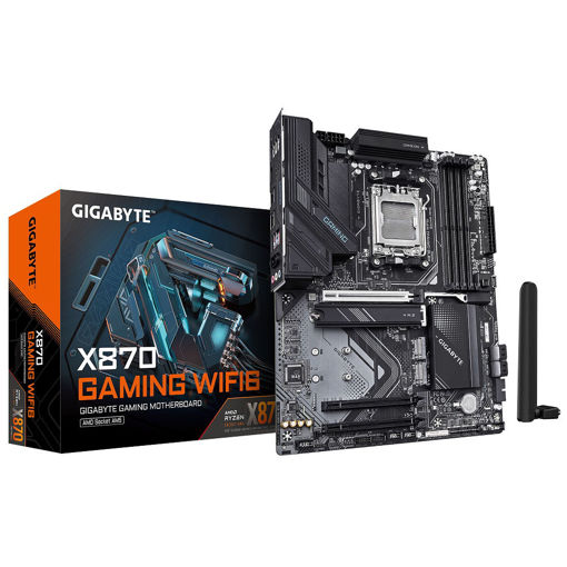 Imagen de MOTHERBOARD GIGABYTE X870 GAMING WIFI 6 AM5 DDR5 ATX