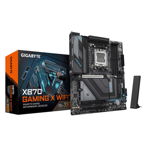 Imagen de MOTHERBOARD GIGABYTE X870 GAMING X WIFI 7 AM5 DDR5 ATX