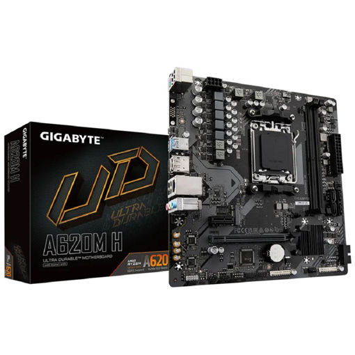 Imagen de MOTHERBOARD GIGABYTE A620M H AM5 DDR5 MICRO ATX