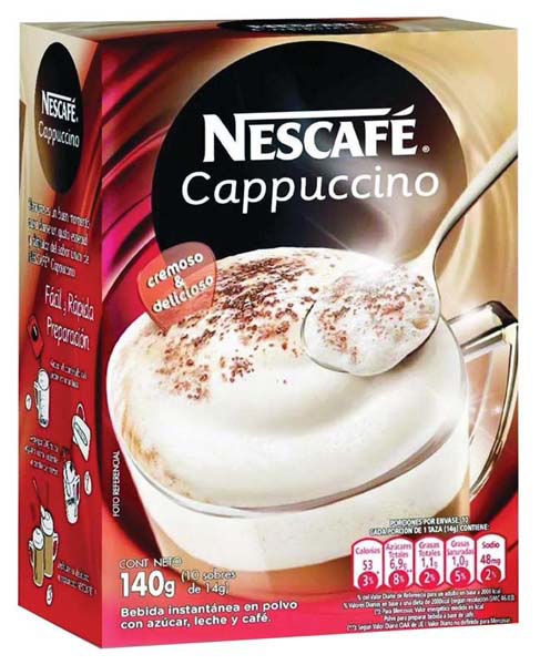 Imagen de Cafe Instantaneo Nescafe Cappuccino x 8