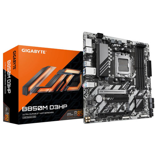 Imagen de MOTHERBOARD GIGABYTE B850M D3HP AM5 DDR5 MICRO ATX OPEN BOX