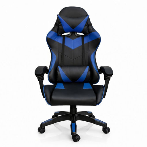 Imagen de GENERICA SILLA GAMER CUERO SINTETICO BK/BLUE