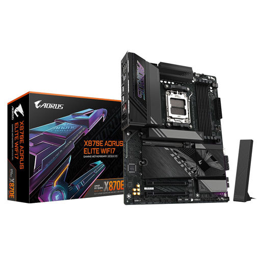 Imagen de MOTHERBOARD GIGABYTE X870E AORUS ELITE WIFI 7 AM5 DDR5 ATX