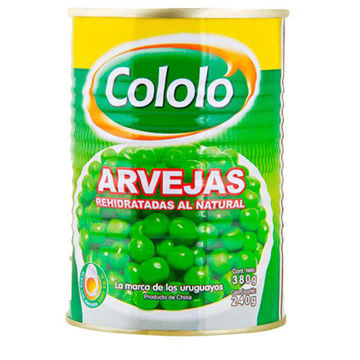 Imagen de Arvejas Cololo Abre Facil Lata 400 gr