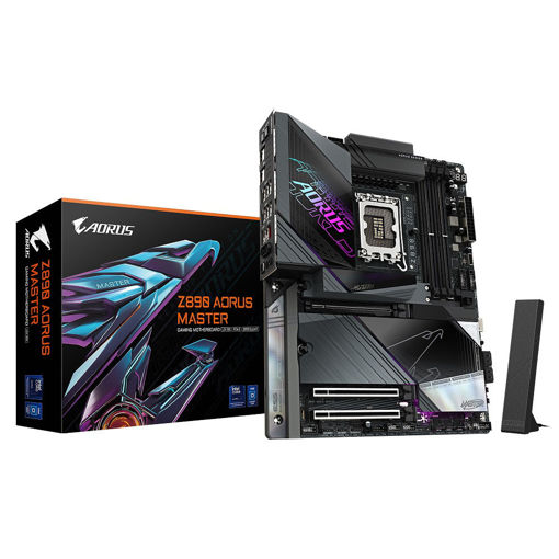 Imagen de MOTHERBOARD GIGABYTE Z890 AORUS MASTER LGA1851 DDR5 ATX WIFI 7