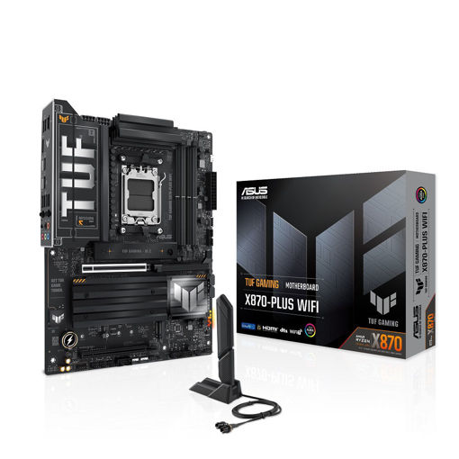Imagen de MOTHERBOARD ASUS TUF GAMING X870-PLUS WIFI AM5 DDR5 ATX