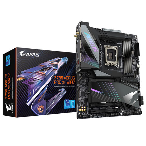 Imagen de MOTHERBOARD GIGABYTE Z790 AORUS PRO X WIFI7 LGA1700 DDR5 ATX