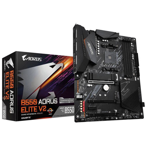 Imagen de MOTHERBOARD GIGABYTE B550 AORUS ELITE V2 AM4 ATX DDR4