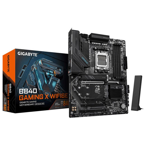Imagen de MOTHERBOARD GIGABYTE B840 GAMING X WIFI 6E AM5 DDR5 ATX