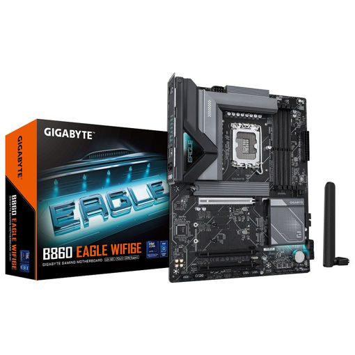 Imagen de MOTHERBOARD GIGABYTE B860 EAGLE WIFI 6E LGA1851 DDR5 ATX