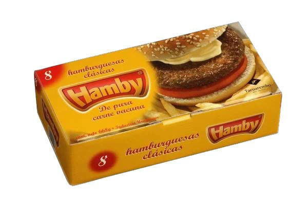 Imagen de Hamburguesa Hamby Clasica X8 Unidades