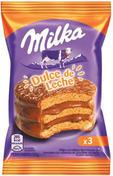 Imagen de Alfajor Milka Triple Dulce de Leche 70 gr