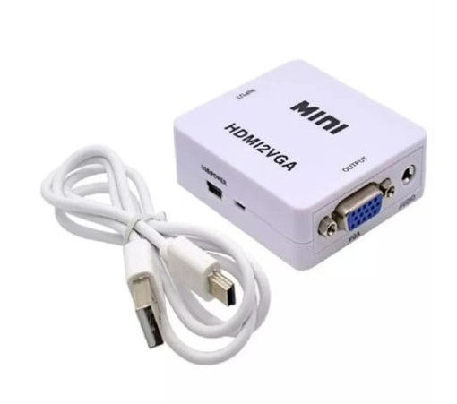 Imagen de GENERICO ADAPTADOR HDMI A VGA C/AUDIO MINI