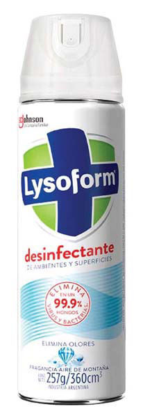 Imagen de Desinfectante Lysoform Aire de Montaña Aerosol 390 ml