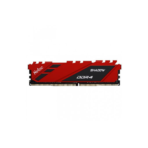 Imagen de MEMORIA DDR4 NETAC SHADOW 16GB PC3200 RED NTSDD4P32SP-16R