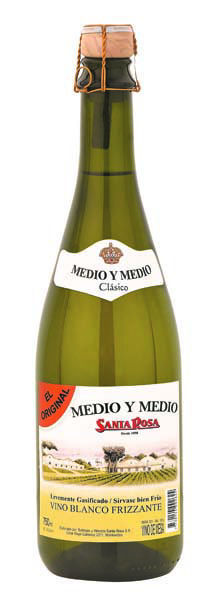 Imagen de Vino Santa Rosa Medio y Medio Blanco 750 ml