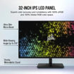 Imagen de MONITOR CORSAIR 32" CM‑9020002‑NA IPS QHD 240HZ HDMI DP GAMING
