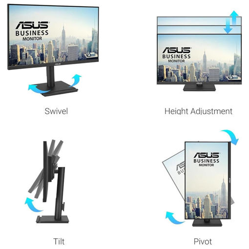Imagen de MONITOR ASUS 24" VA24DQFS IPS FULL HD 100HZ HDMI DP VGA