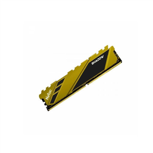 Imagen de MEMORIA DDR4 NETAC SHADOW PC3200 8GB YELLOW NTSDD4P32SP-08Y