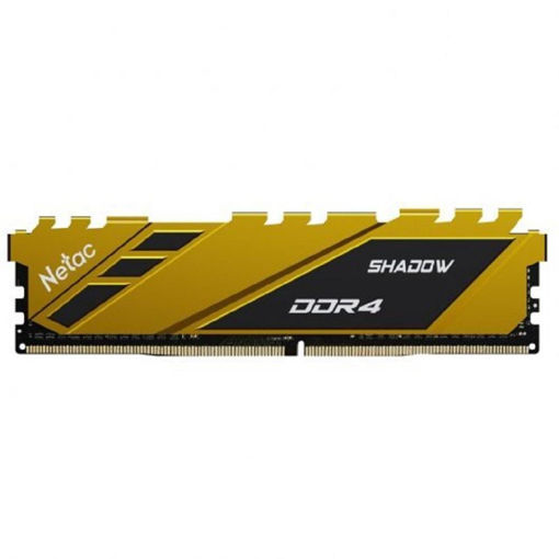 Imagen de MEMORIA DDR4 NETAC SHADOW DDR4-3200 16GB YELLOW NTSDD4P32SP-16Y