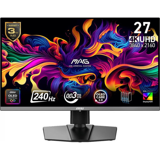 Imagen de MONITOR MSI MAG 272UP QD‑OLED 27" 4K 240HZ GAMING