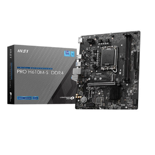 Imagen de MOTHERBOARD MSI PRO H610M-S DDR4 LGA1700 MICRO ATX