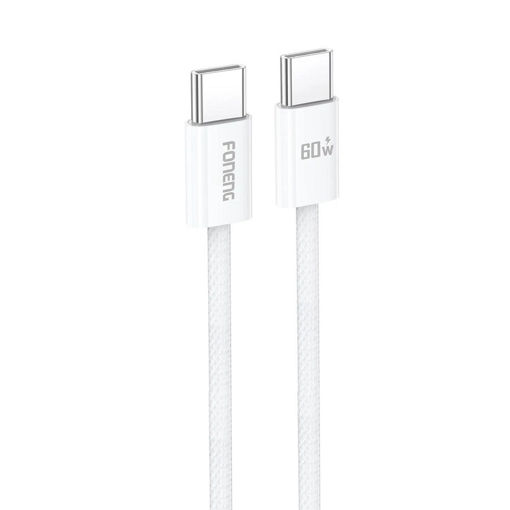 Imagen de CABLE USB-C FONENG A USB C X110 60W 1.2MT