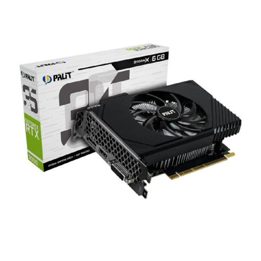 Imagen de TARJETA DE VIDEO PALIT GEFORCE RTX 3050 STORMX 6GB GDDR6 PCI-E 4.0